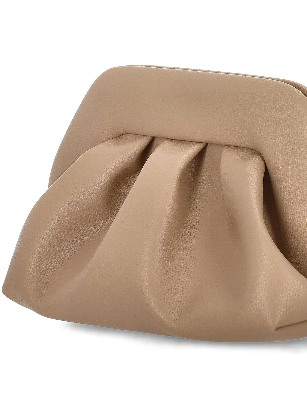Themoirè Bios Medium Pleated Clutch Bag