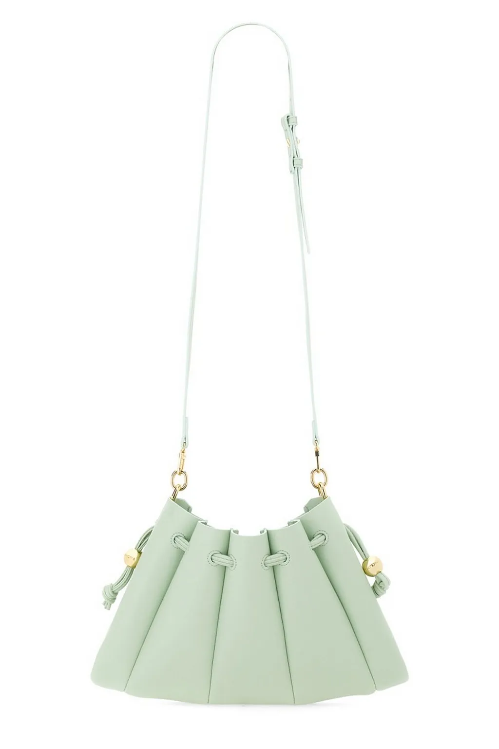 Themoirè Pleated Shoulder Bag