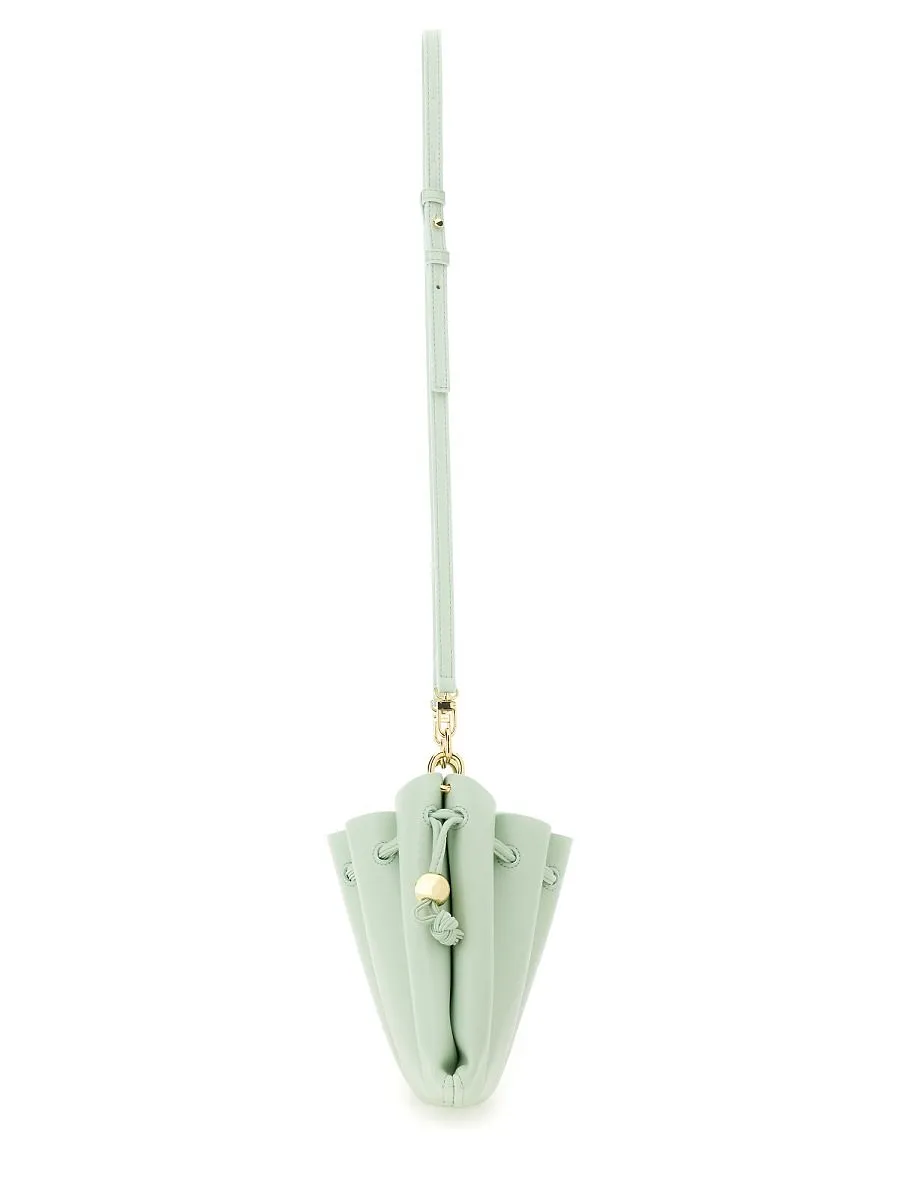Themoirè Pleated Shoulder Bag
