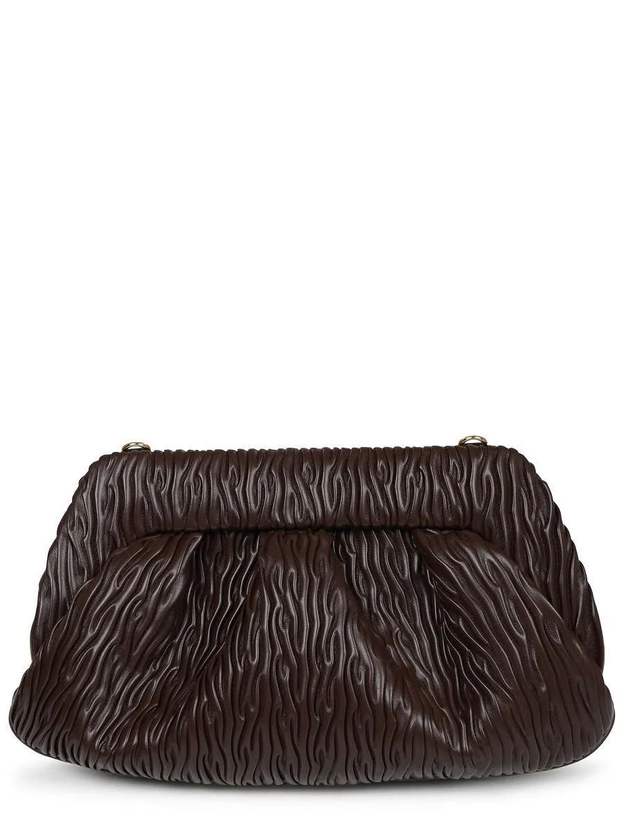 Themoirè Pleated Shoulder Bag