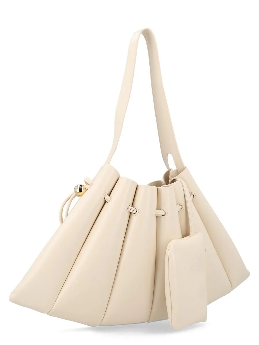 Themoirè Pleated Shoulder Bag