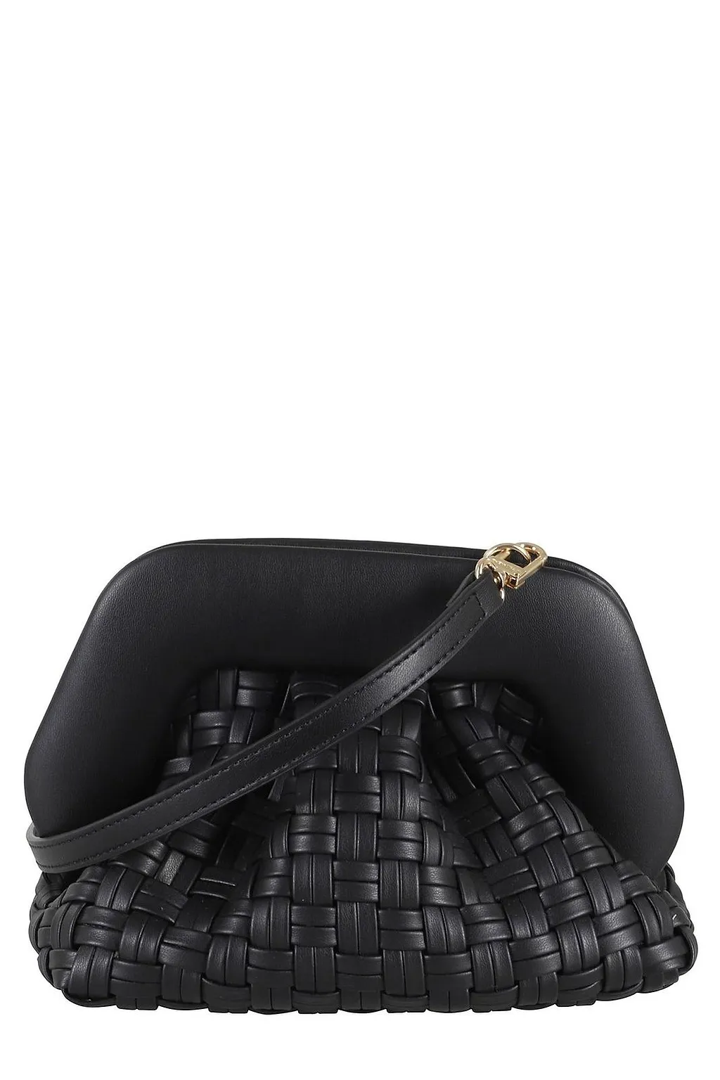 Themoirè Tia Metallic Clutch Bag