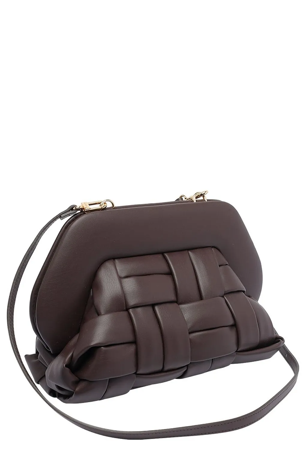 Themoirè Tia Weaved Clutch Bag