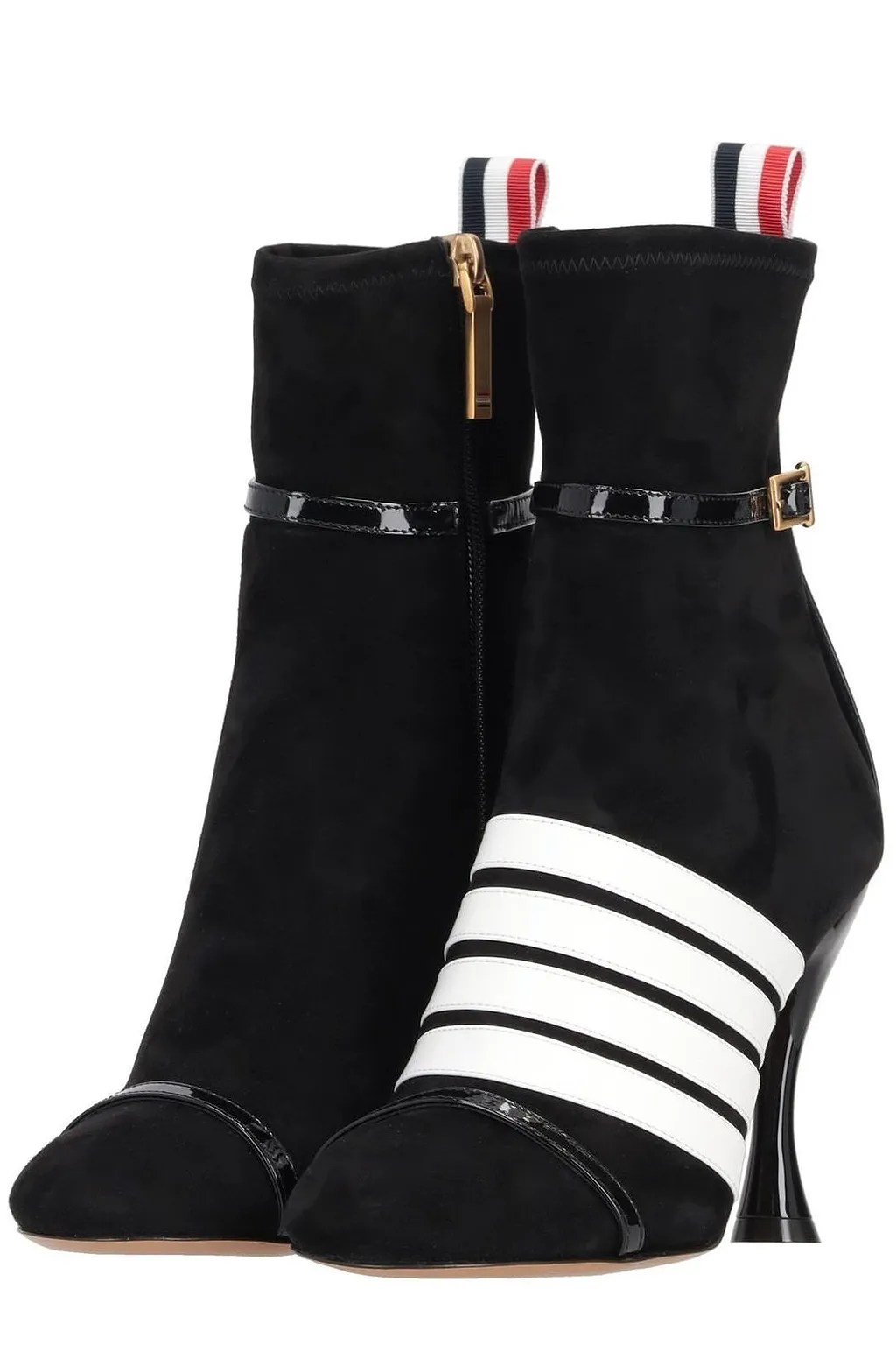 Thom Browne 4-Bar Heeled Ankle Boots