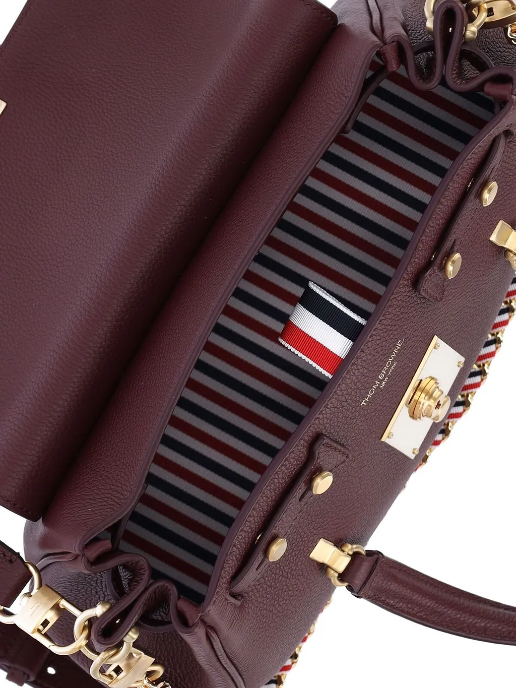 Thom Browne Bolton Small Top Handle Bag