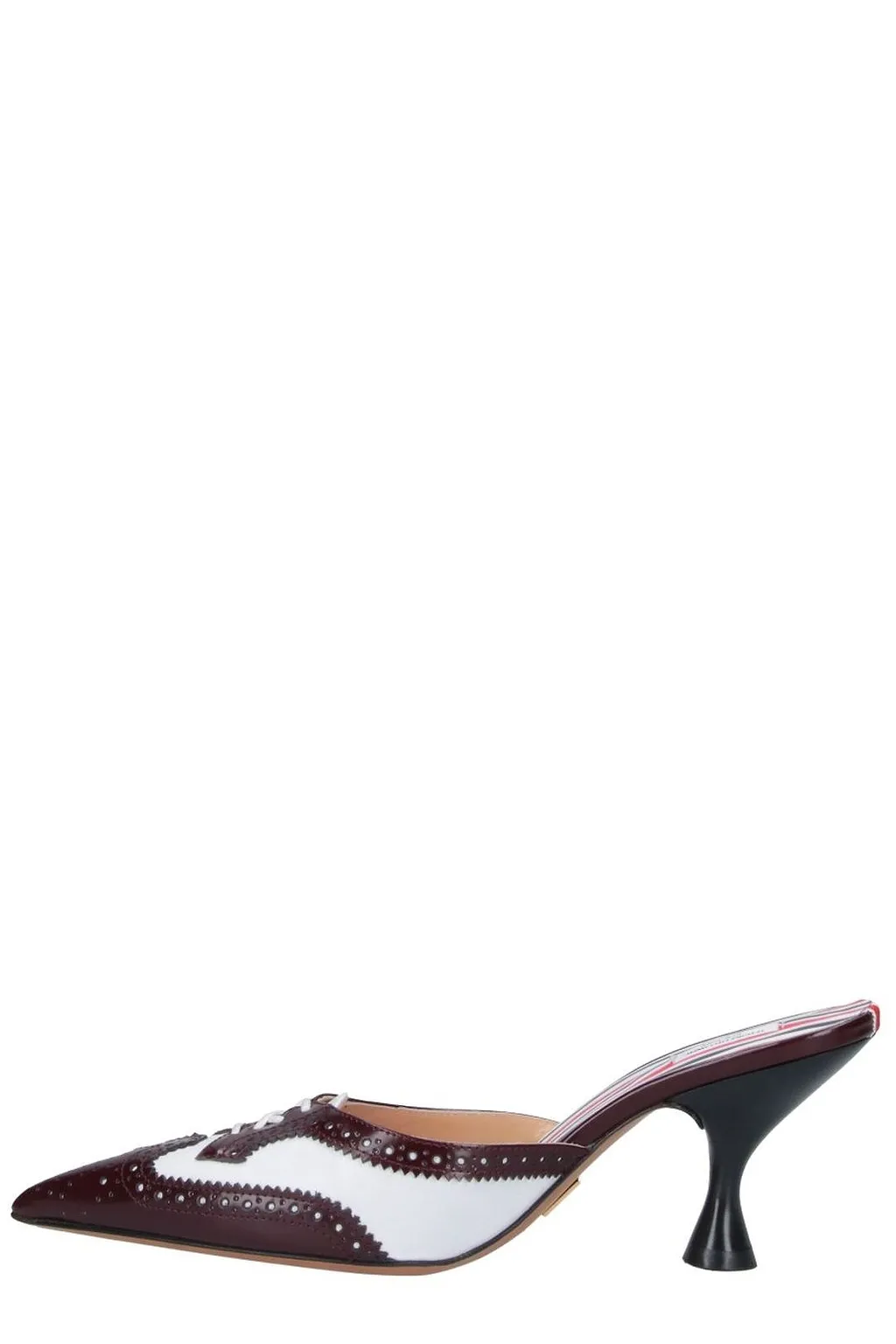 Thom Browne Shiny Heeled Mules