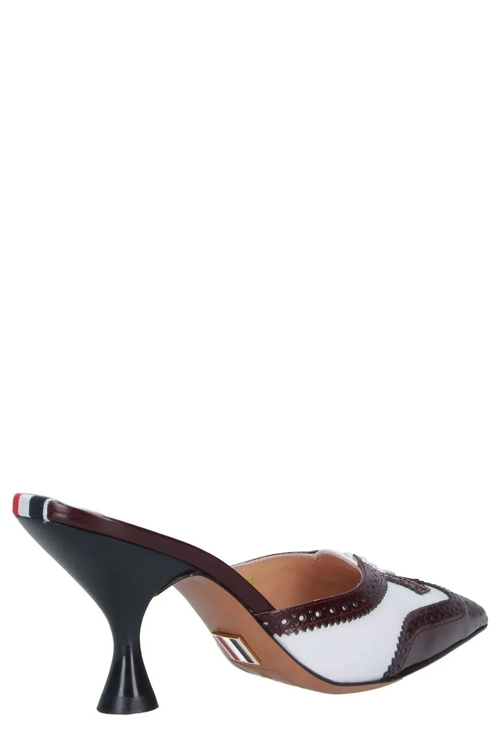 Thom Browne Shiny Heeled Mules