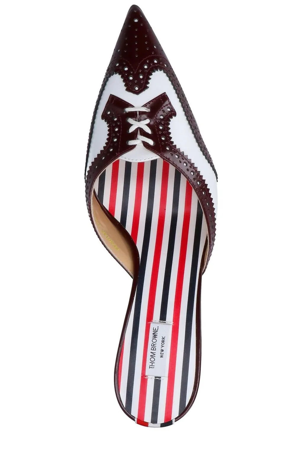 Thom Browne Shiny Heeled Mules