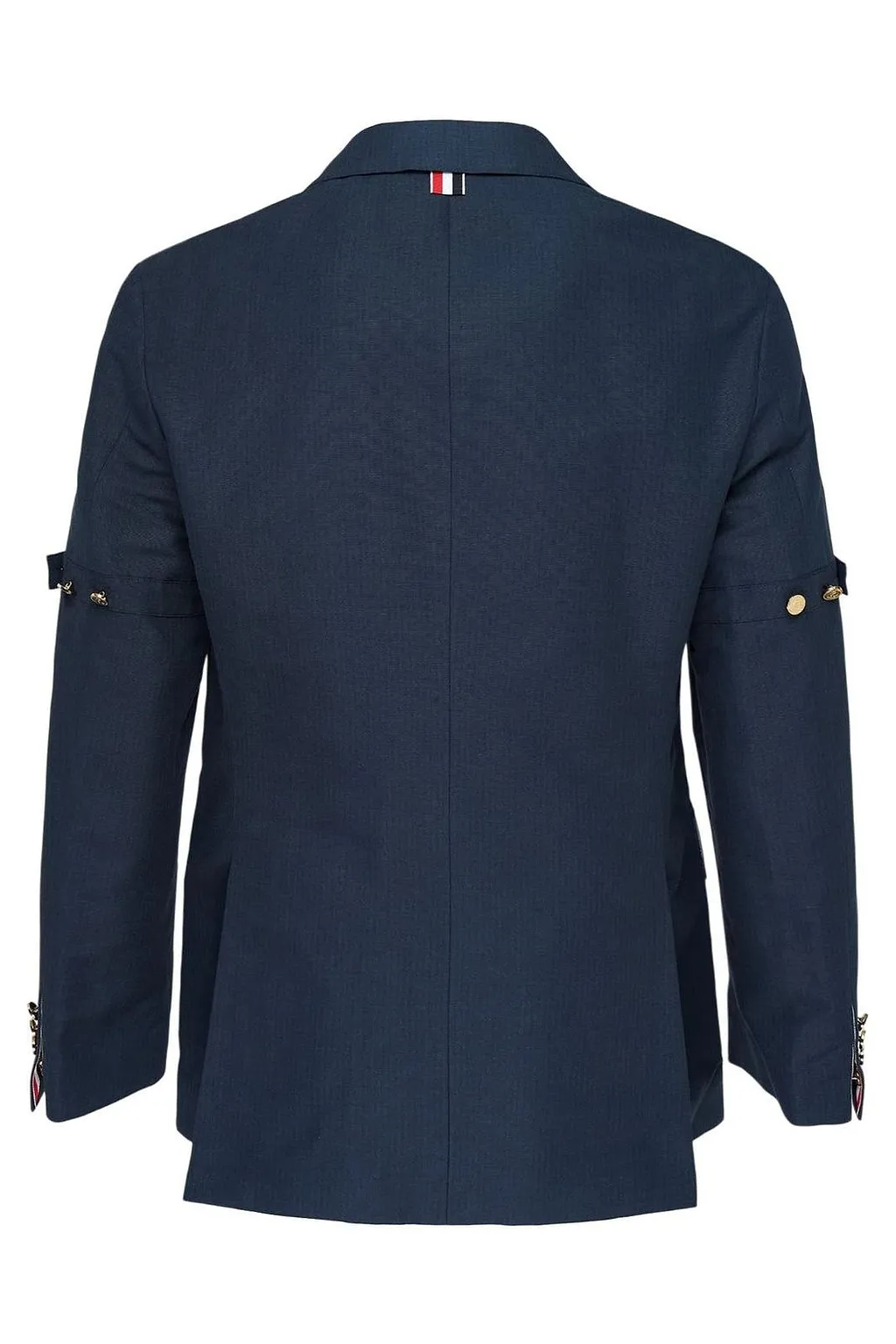 Thom Browne University Striped Double-Breasted Jacket