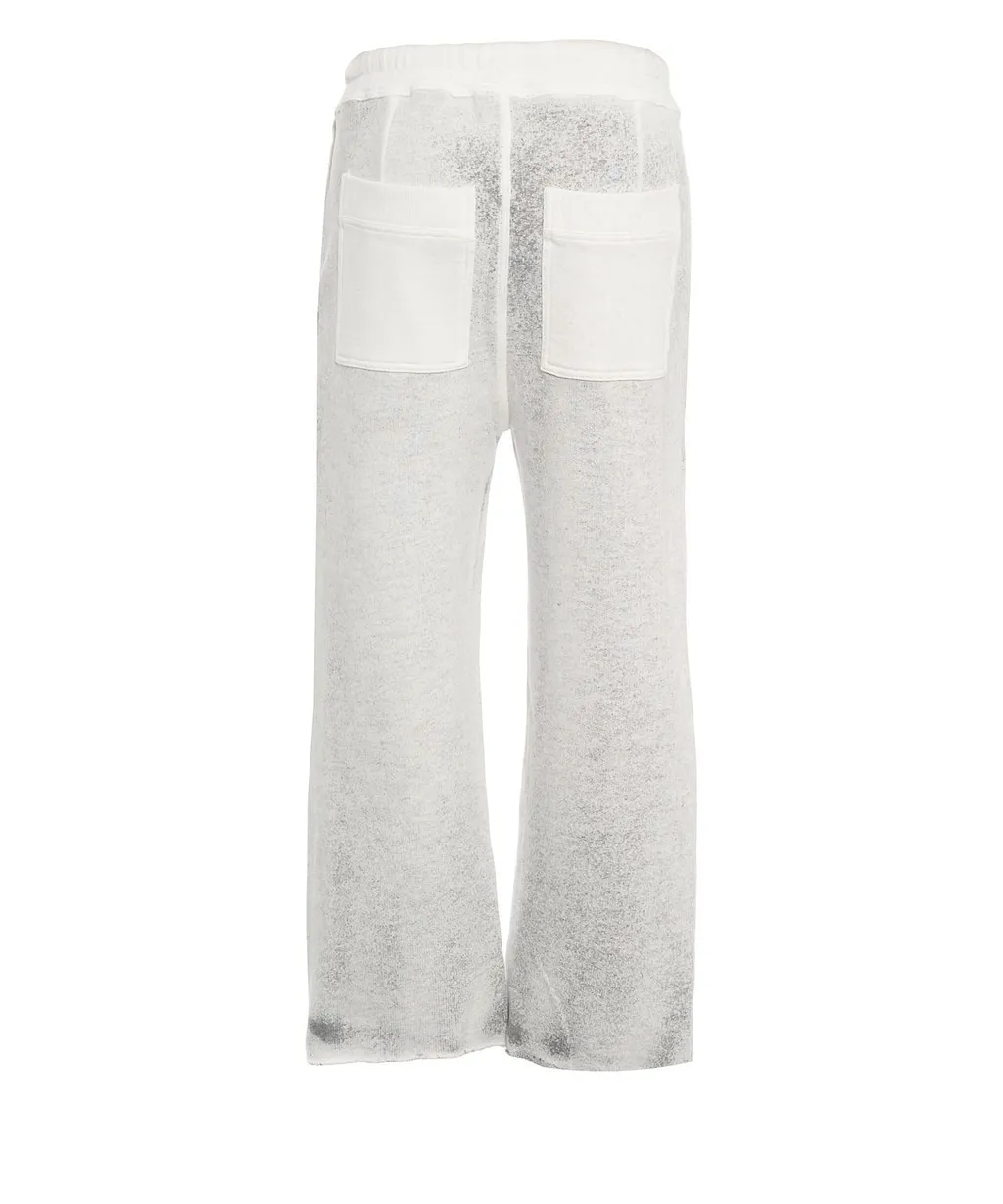 Thom Krom Cropped Sweat Trousers