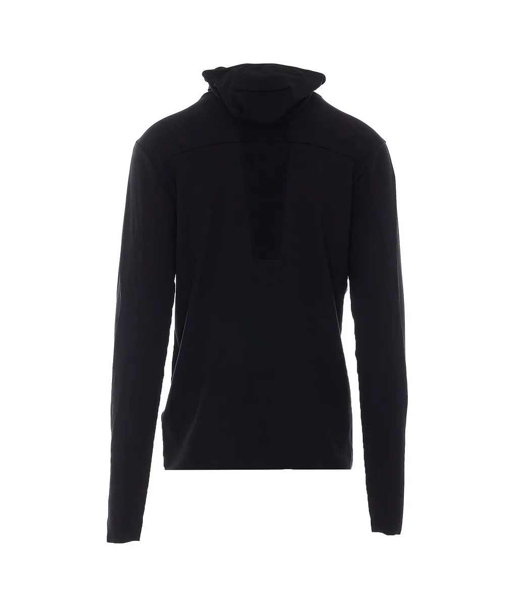 Thom Krom Funnel Neck Hooded Sweater