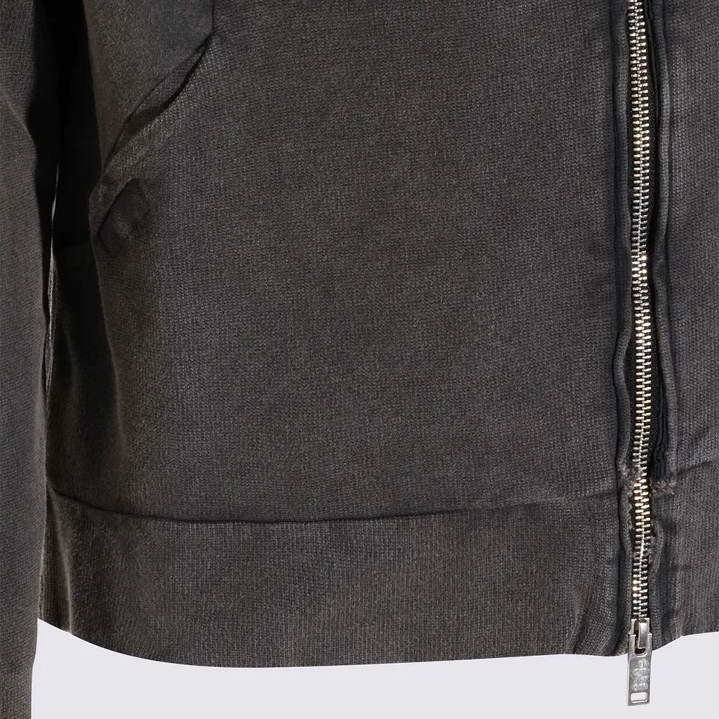 Thom Krom Funnel Neck Zip Knitted Sweater