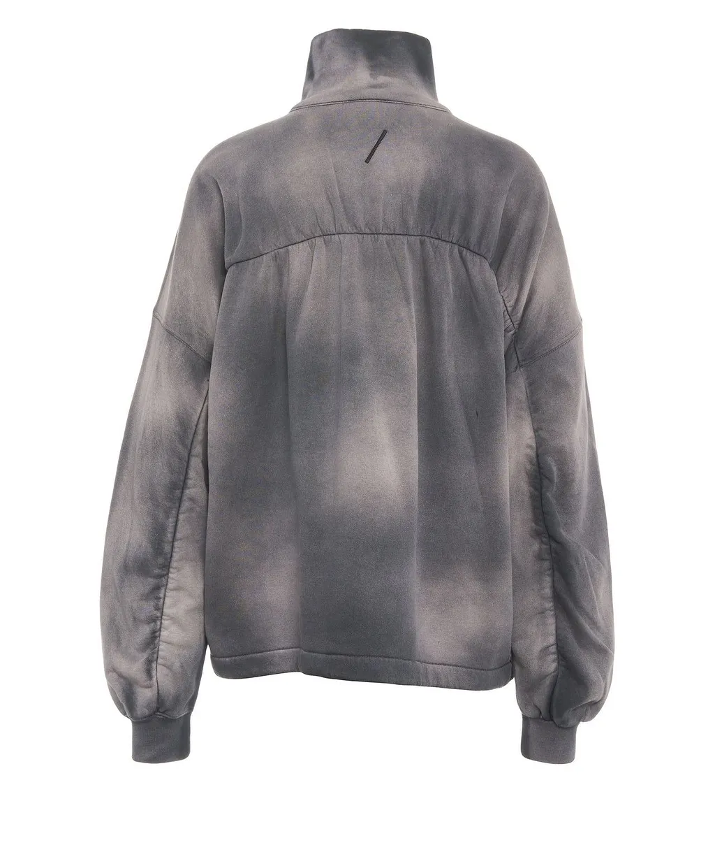 Thom Krom Half-Zip High Neck Sweatshirt