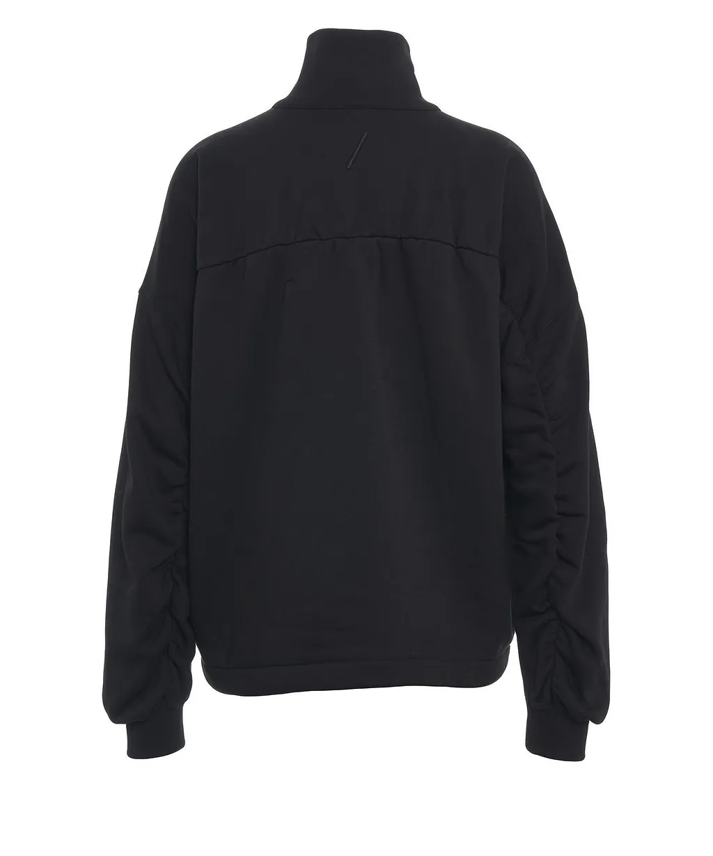 Thom Krom Half Zip High Neck Sweatshirt