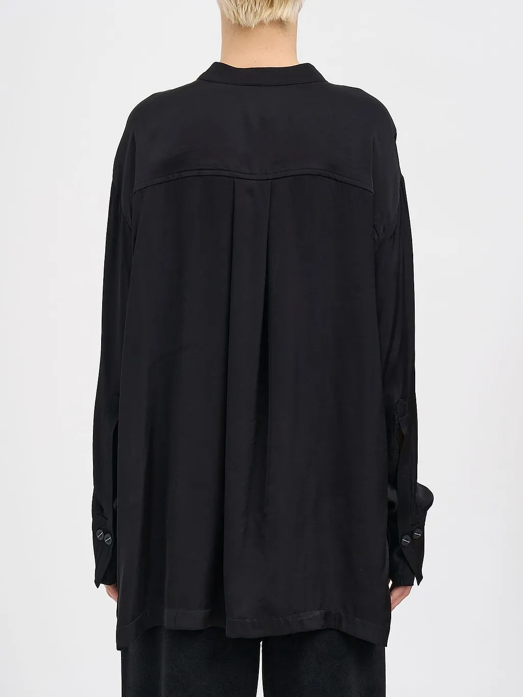 Thom Krom Relaxed Sateen Long Blouse