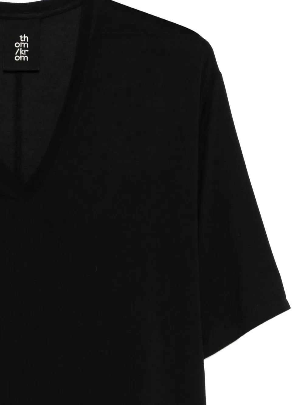 Thom Krom Short Sleeved V-Neck Blouse