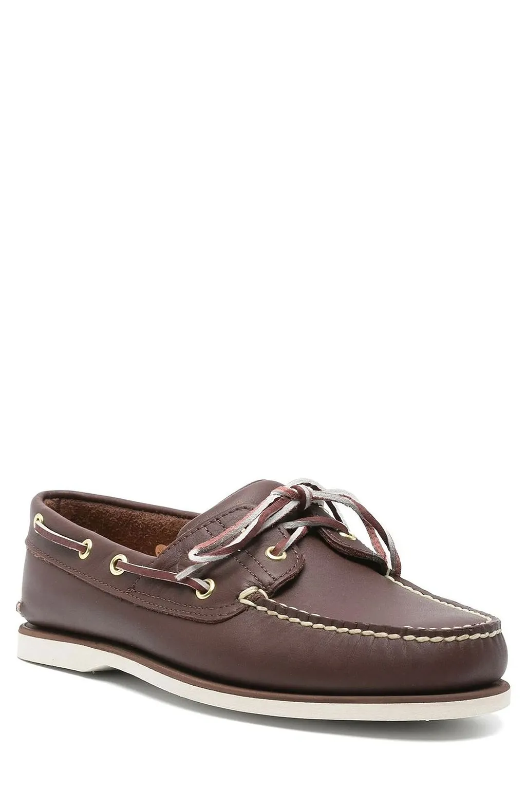 Timberland Classic 2-Eye Logo Debossed Boat Shoes