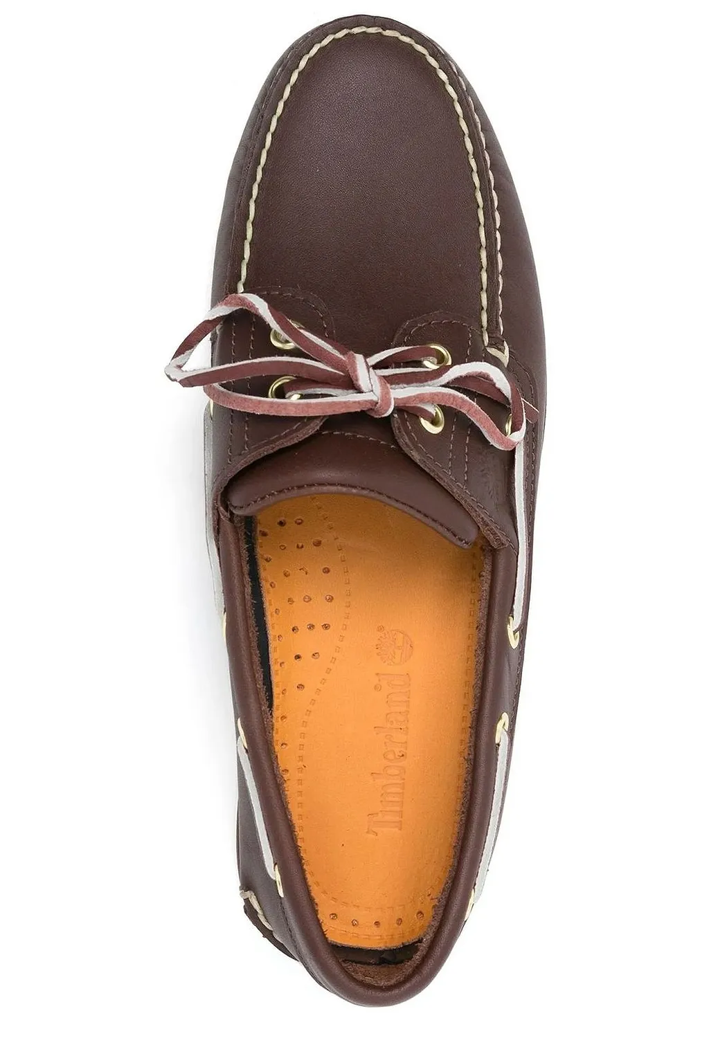 Timberland Classic 2-Eye Logo Debossed Boat Shoes