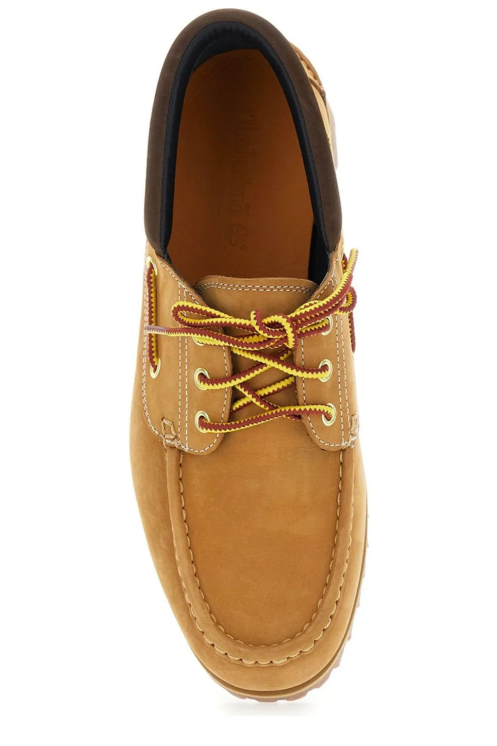 Timberland Contrast-Stitch Lace-Up Loafers
