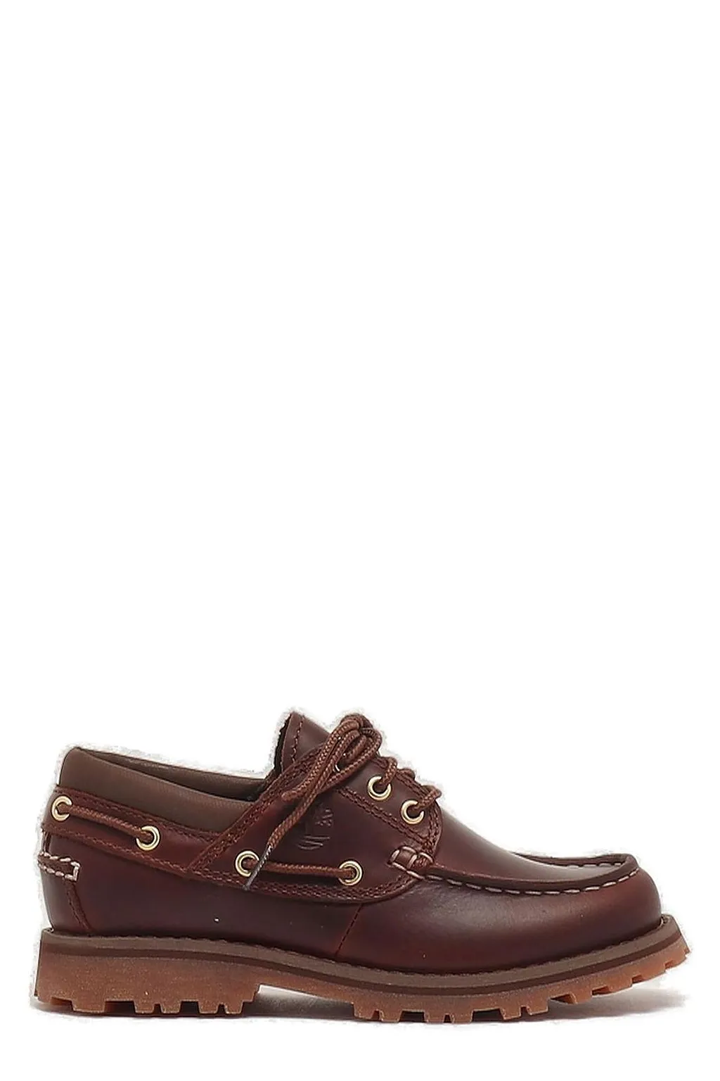 Timberland Kids Authentic Youth Round Toe Lace-Up Shoes