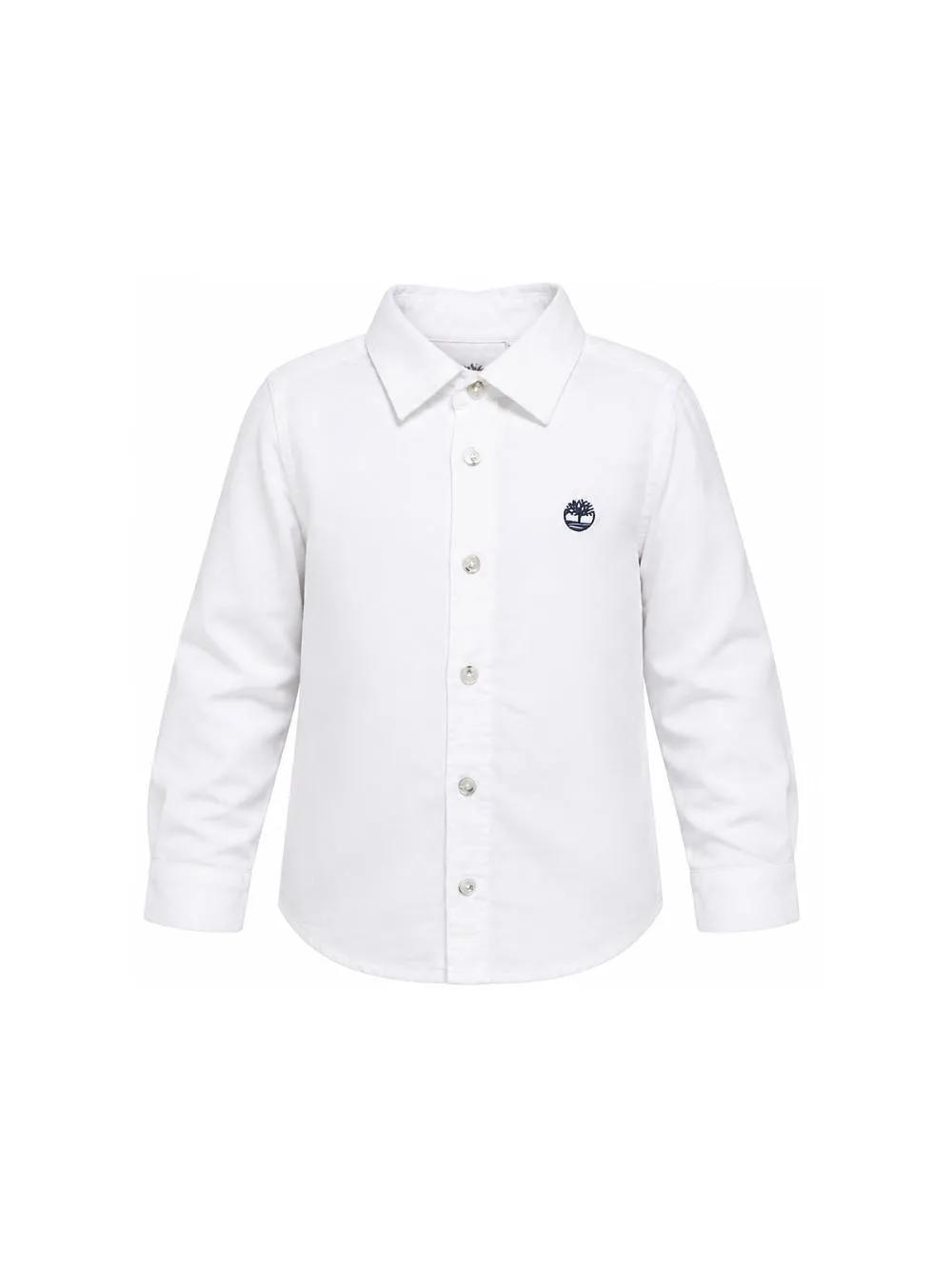 Timberland Kids Logo Embroidered Long-Sleeved Shirt