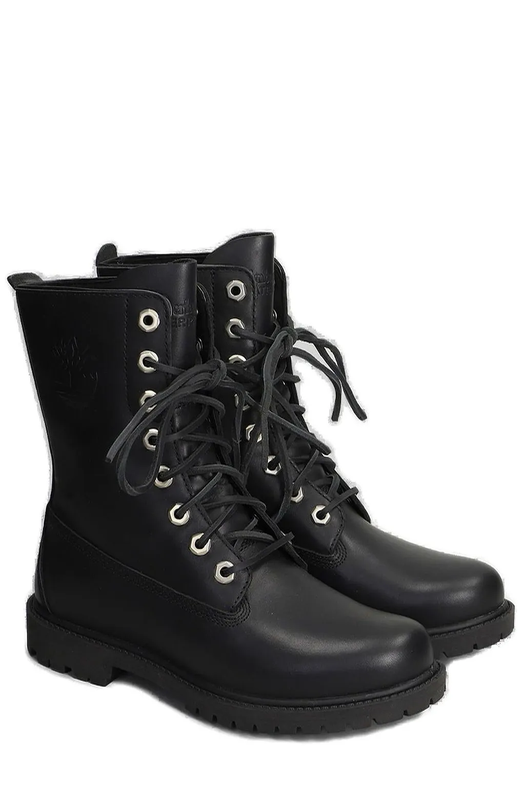 Timberland Lace-Up Biker Boots