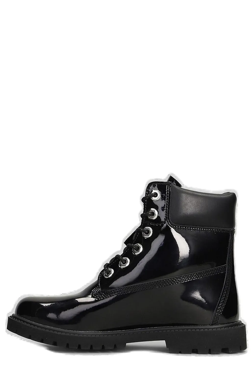 Timberland Logo Embossed Lace-Up Boots