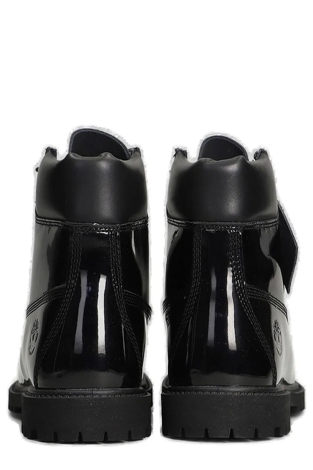 Timberland Logo Embossed Lace-Up Boots