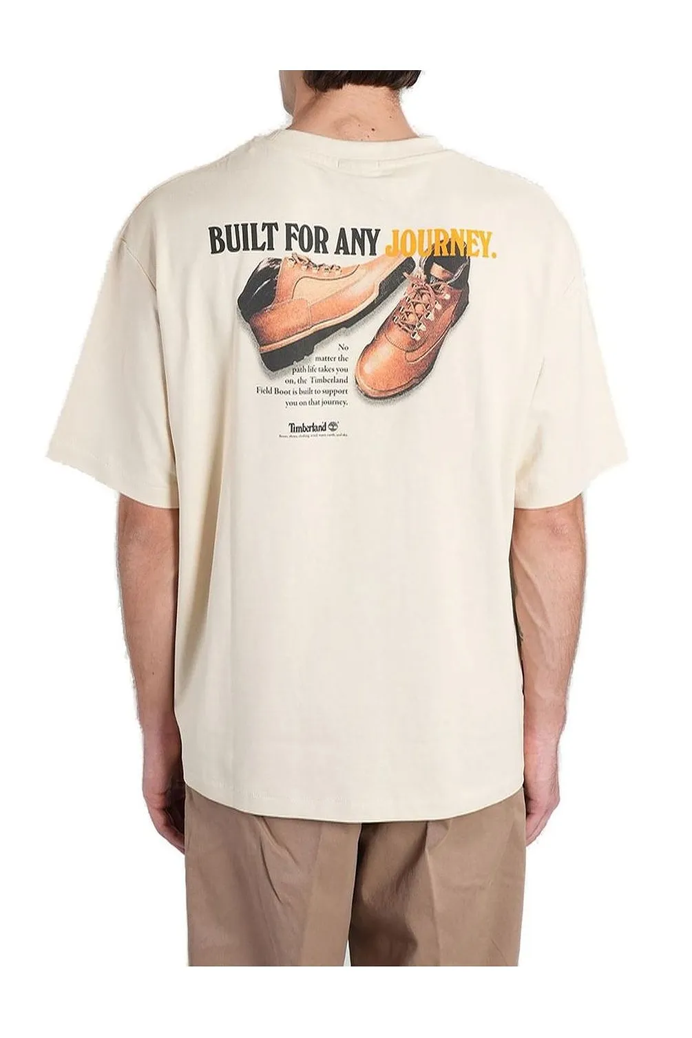 Timberland Logo Printed Crewneck T-Shirt