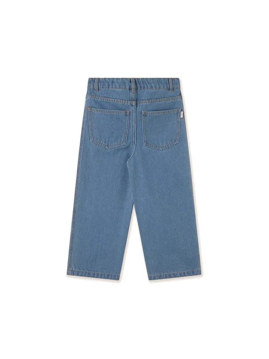 Tinycottons Embroidered Straight-Leg Jeans