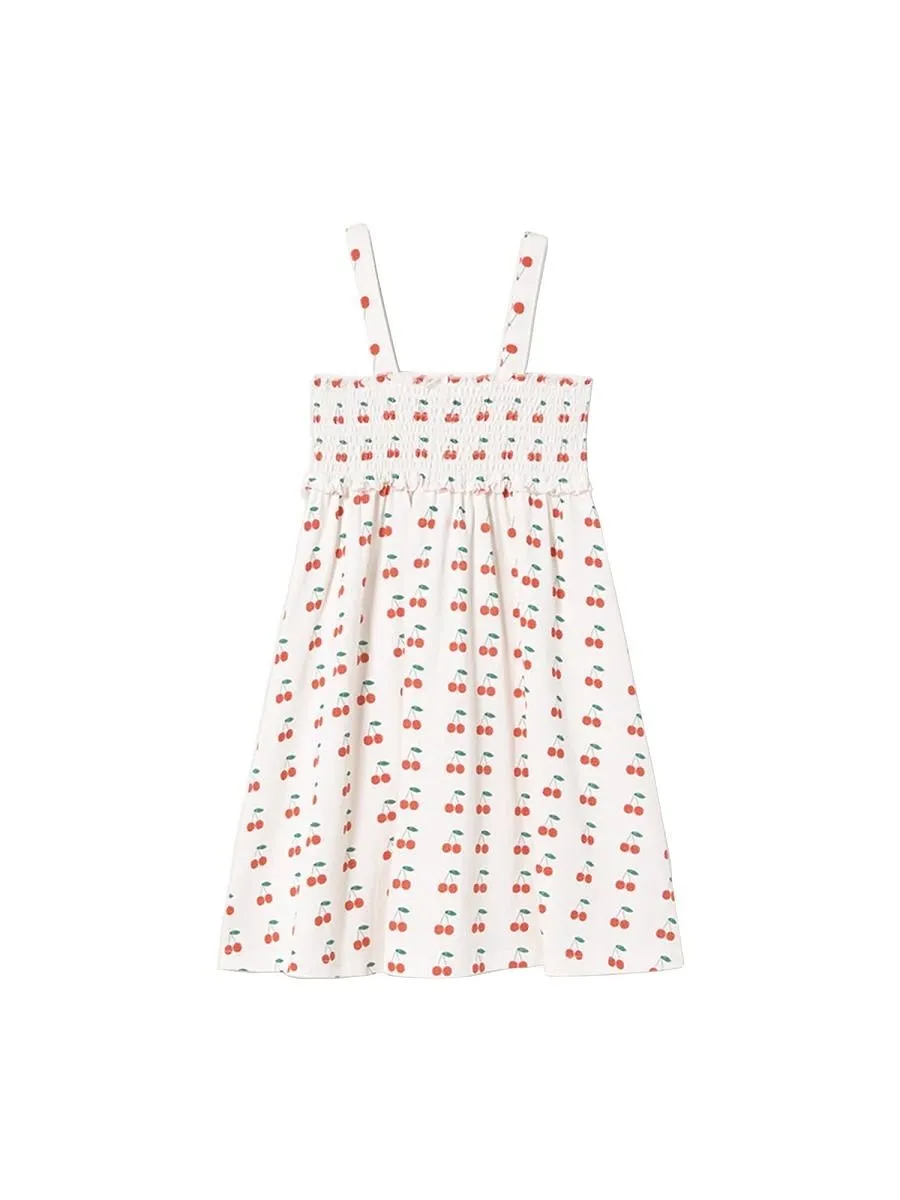 Tinycottons Smocked Cherries Dress