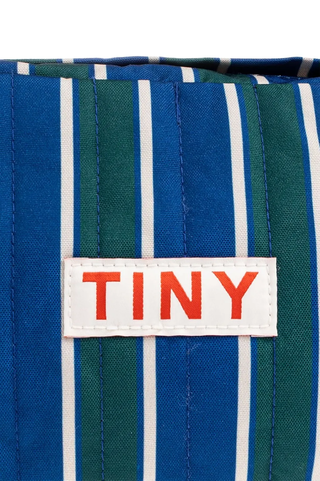 Tinycottons Striped Logo Cosmetic Bag