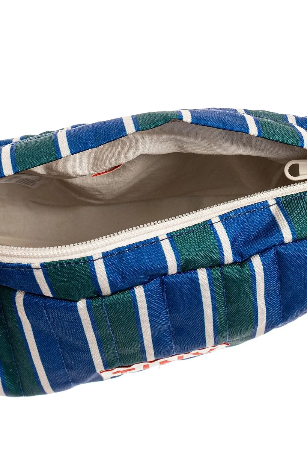 Tinycottons Striped Logo Cosmetic Bag