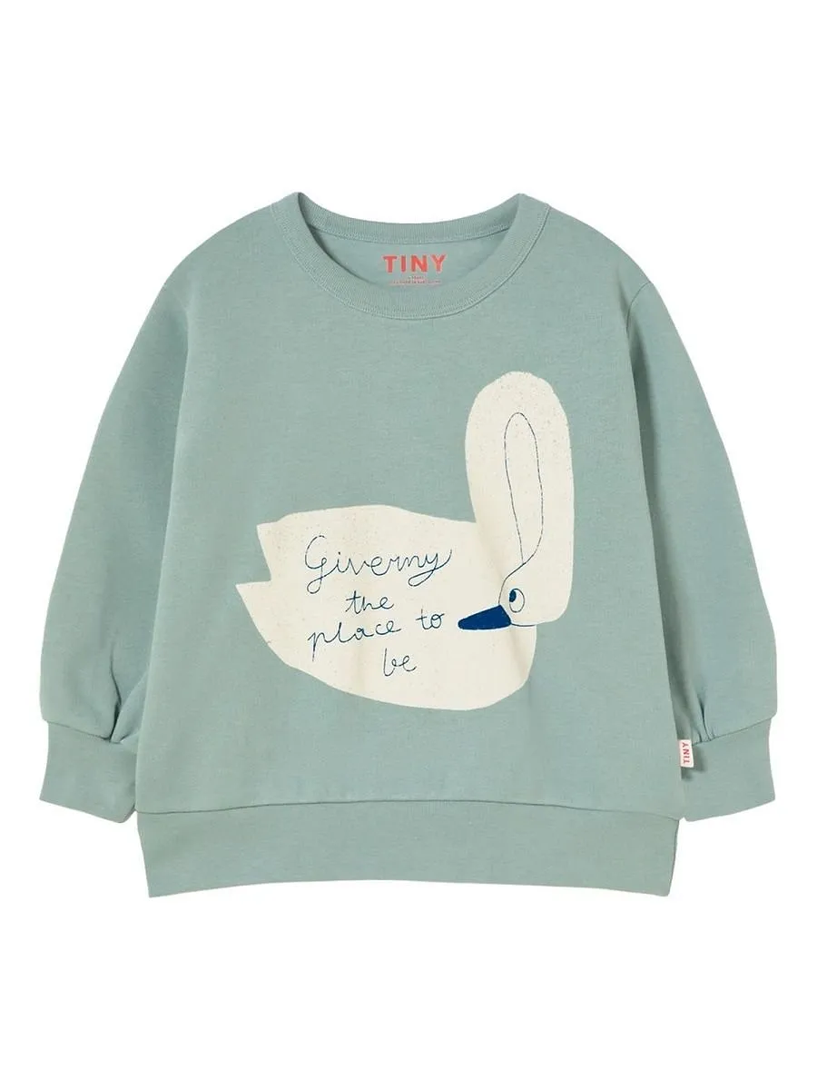 Tinycottons Swan Print Sweatshirt