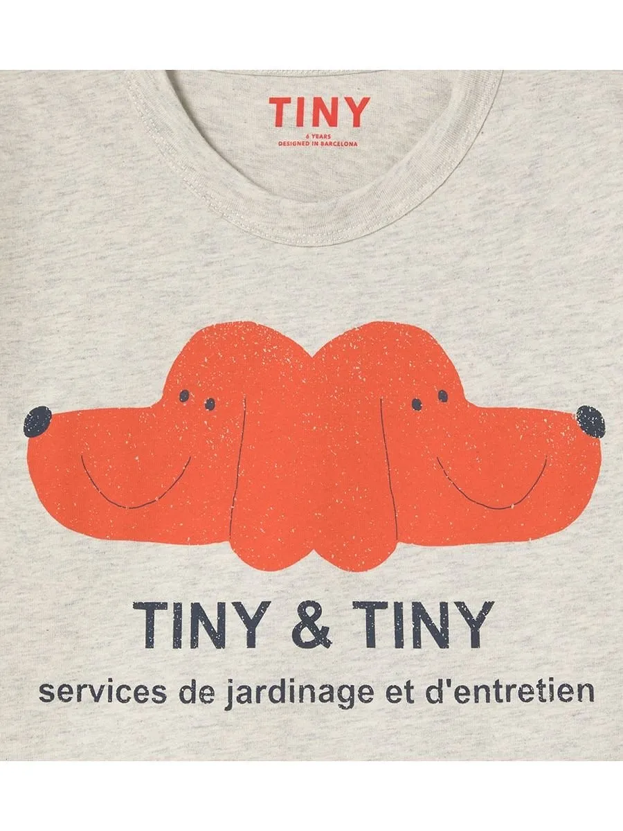 Tinycottons Tiny & Tiny Dog Print T-Shirt