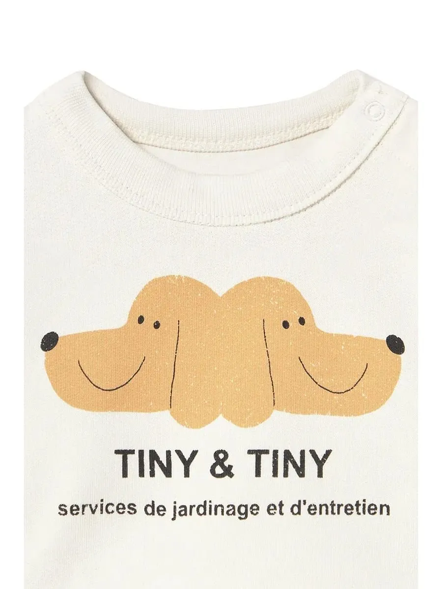Tinycottons Tiny Baby Dog Print Sweatshirt