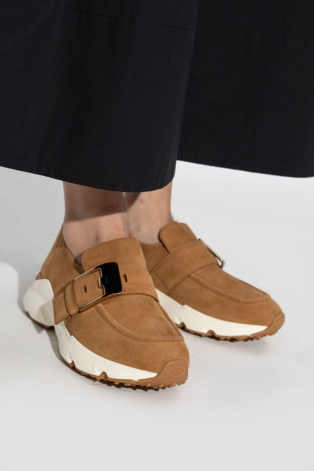 Tod's Buckled Chunky Slip-Ons