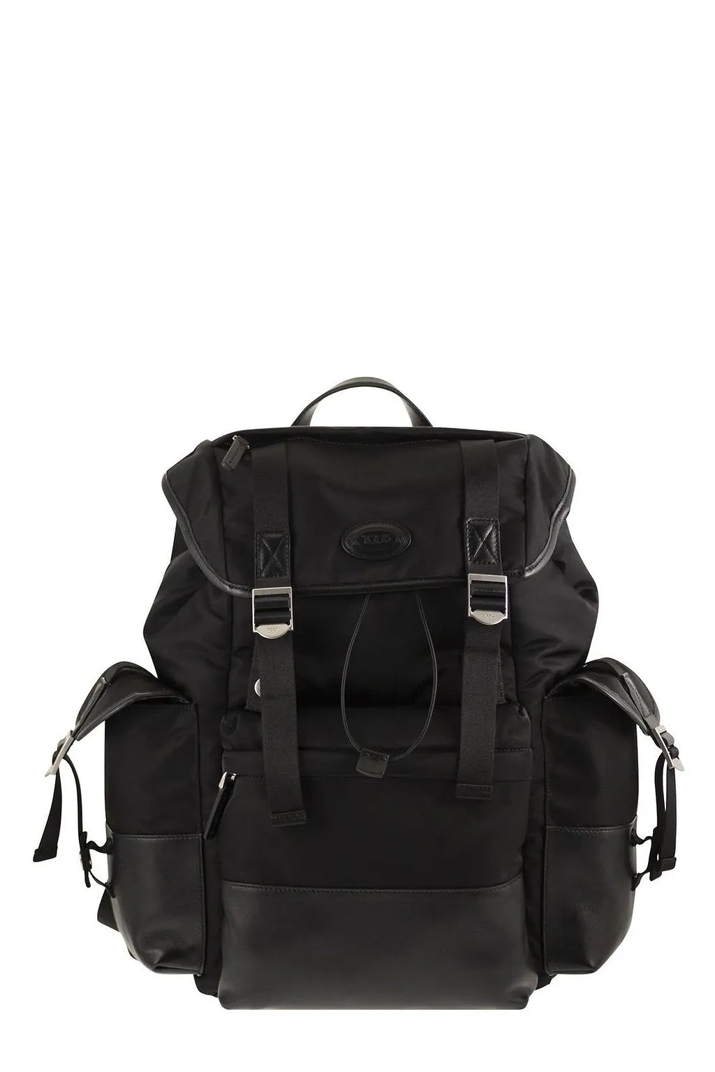 Tod's Logo Patch Buckle-Strap Backpack