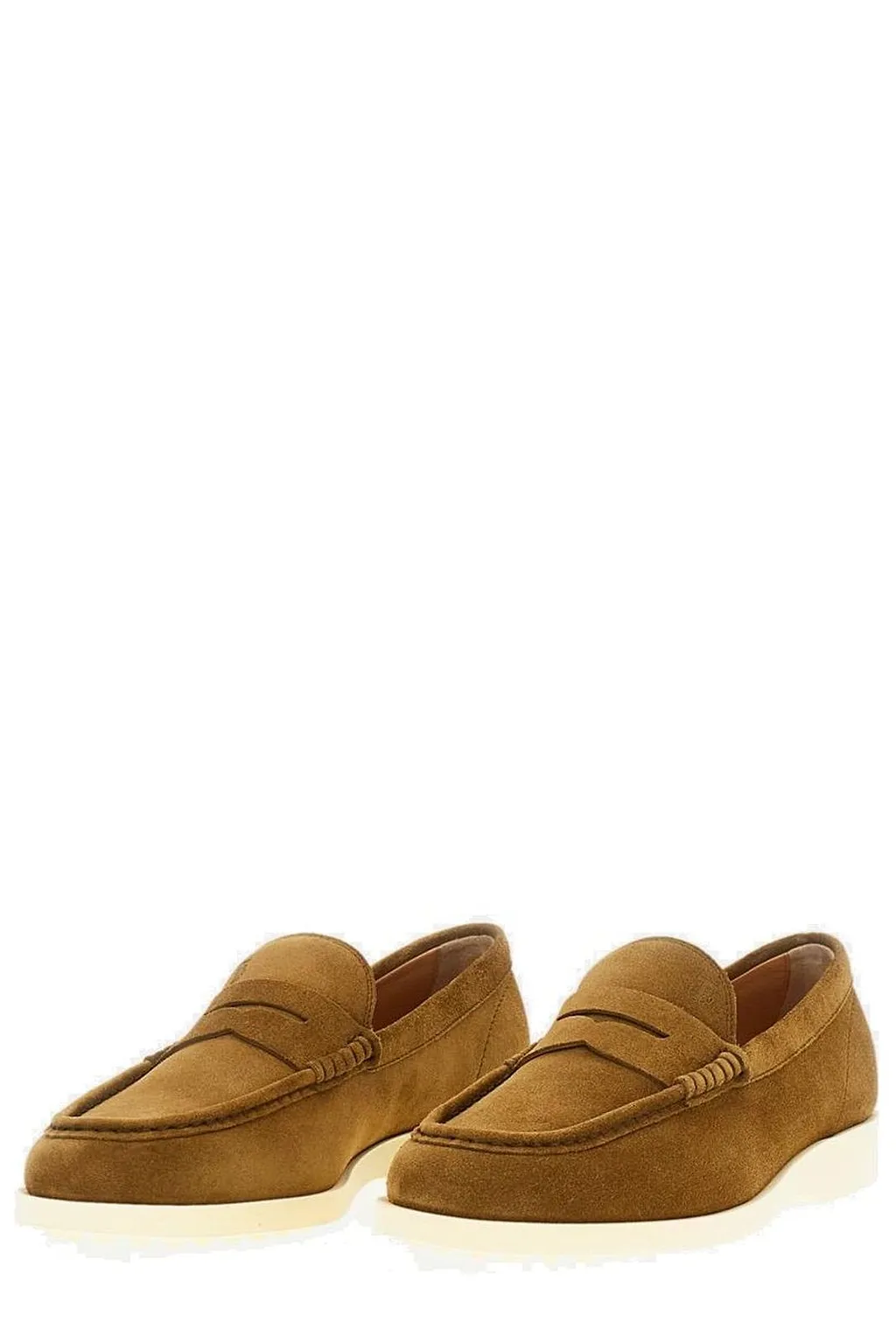 Tod's Topstitching Penny Loafers