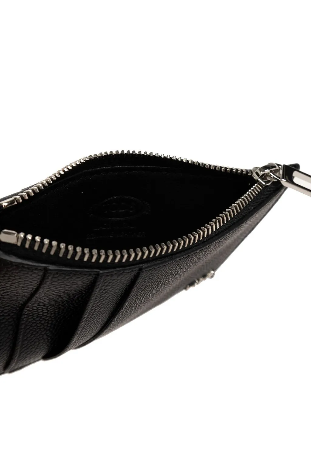 Tod's Logo Plaque Zip-Up Card Holder