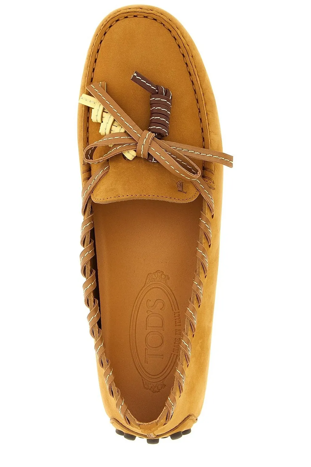 Tod's Bow-Detailed Slip-On Loafers