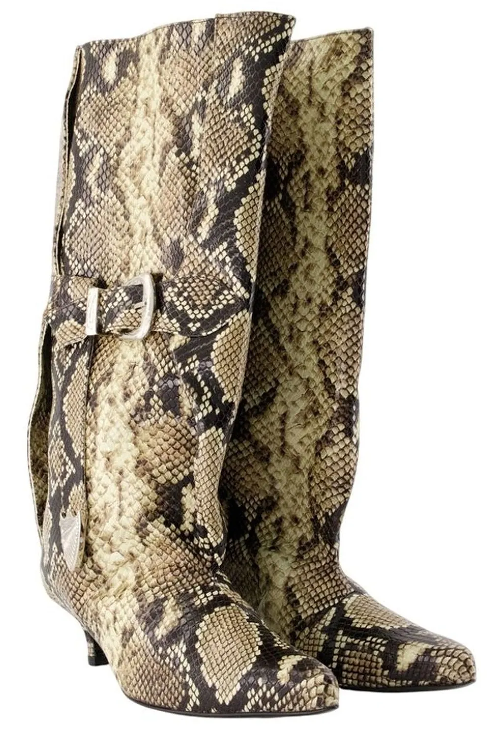 Toga Pulla Aj 1508 Buckled Print Boots