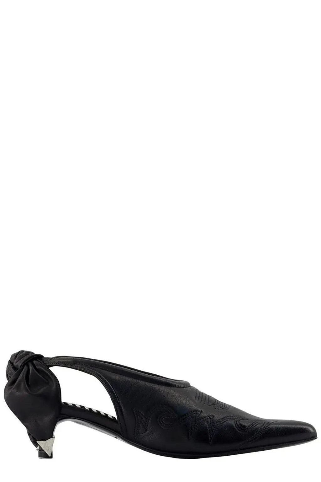 Toga Pulla Bow-Detail Pointed Toe Pumps