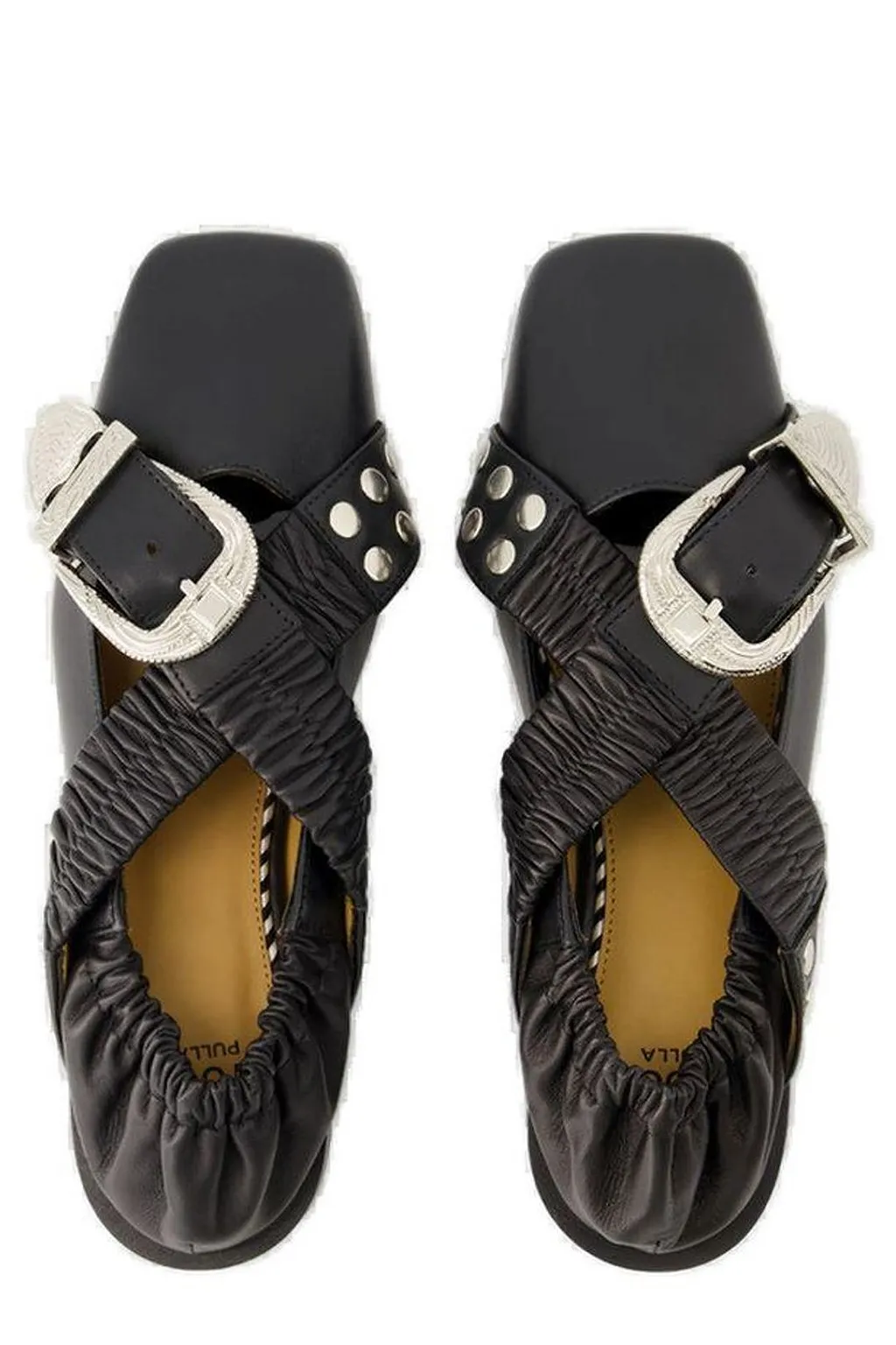 Toga Pulla Cross Strap Ballet Shoes