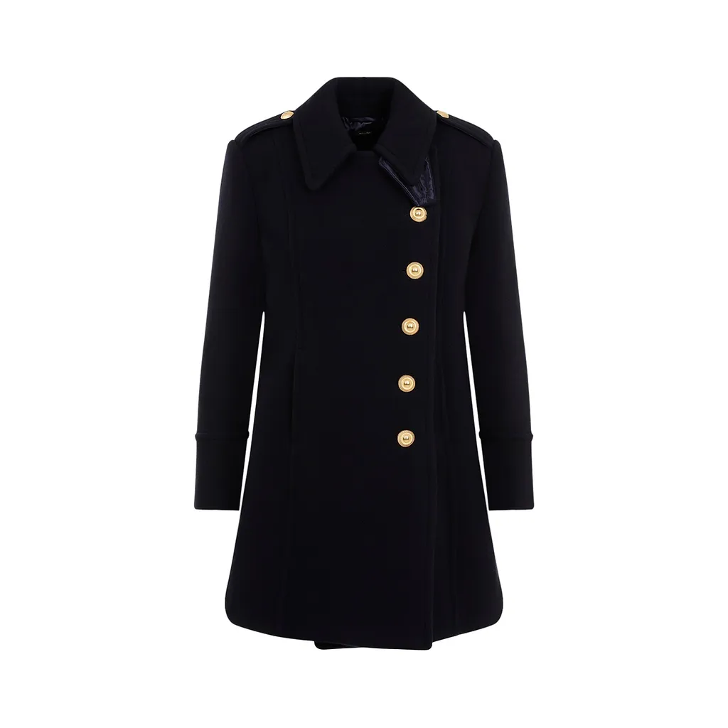 Tom Ford Button-Detailed High Neck Jacket