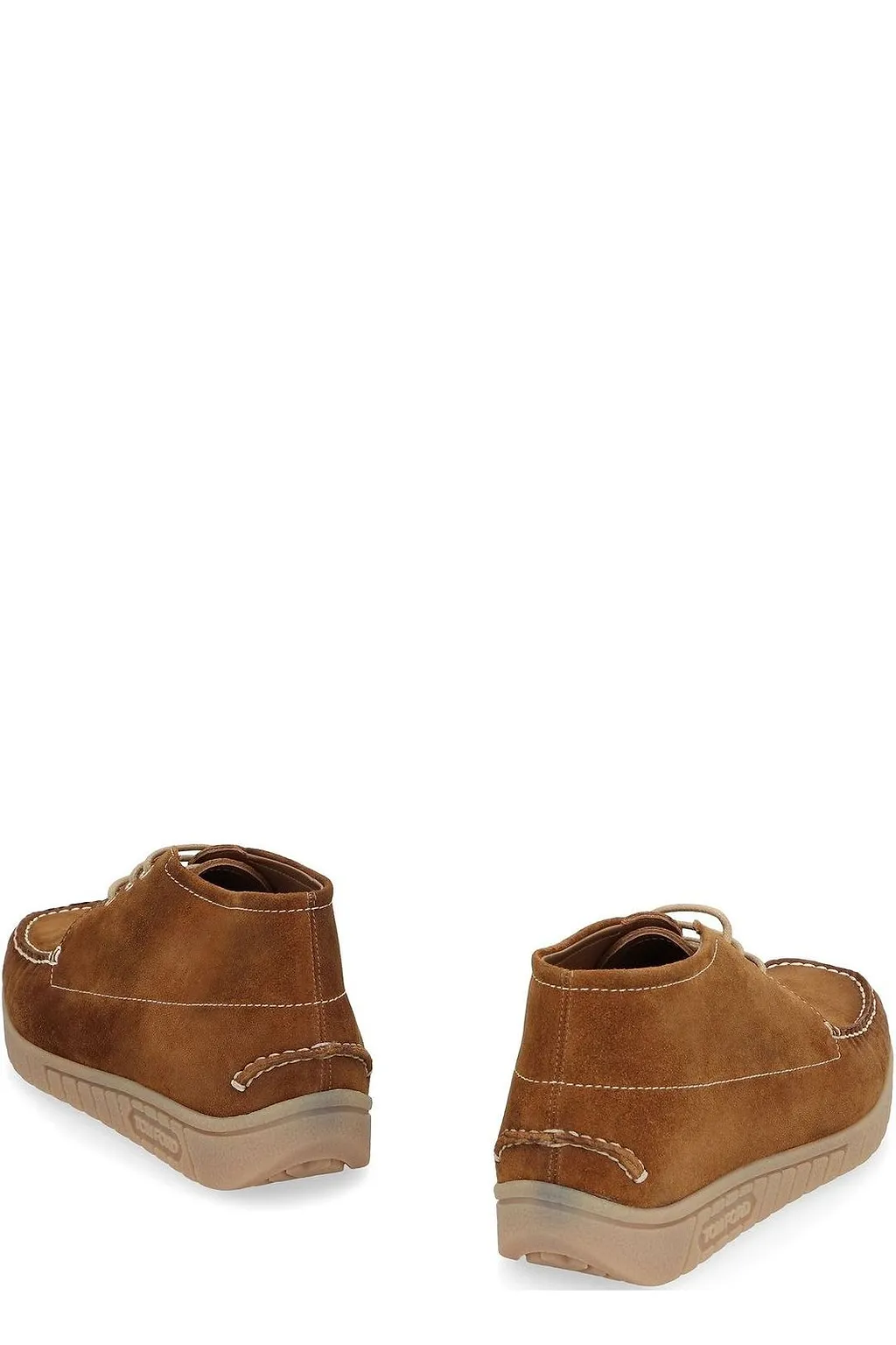 Tom Ford Contrast-Stitch Chukka Boots