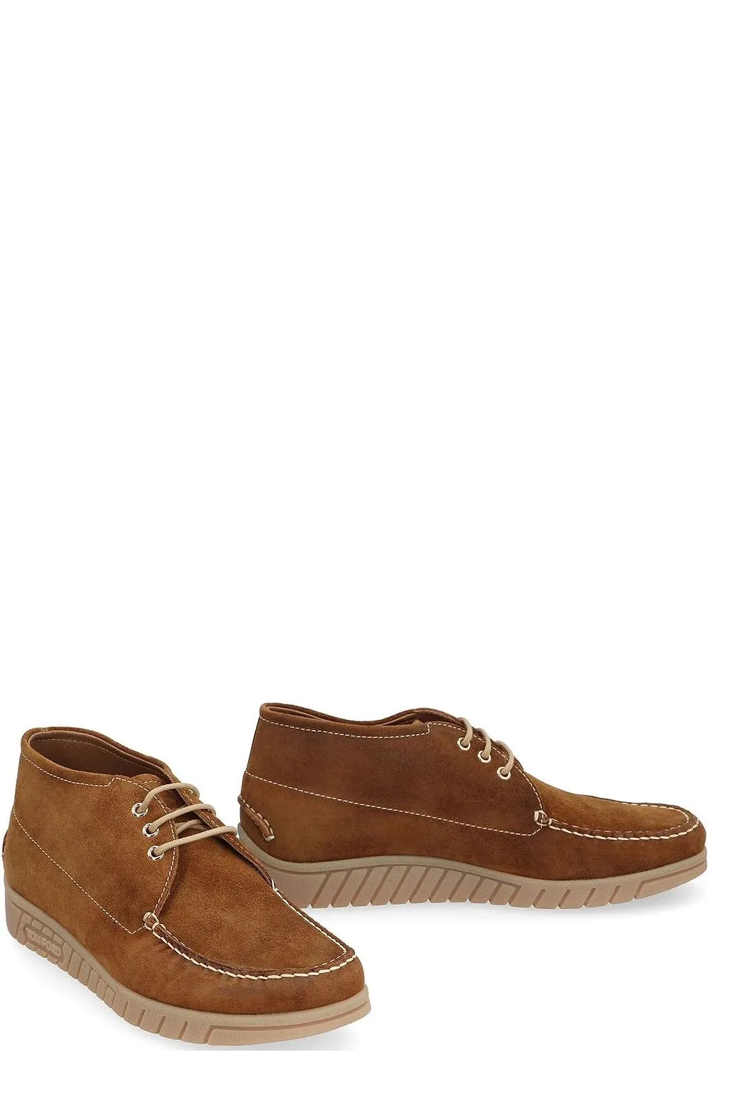 Tom Ford Contrast-Stitch Chukka Boots