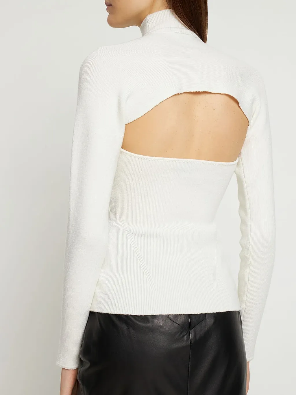 Tom Ford Cut-Out Turtleneck Knitted Top