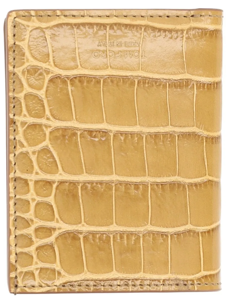 Tom Ford Embossed Folding Card Holder