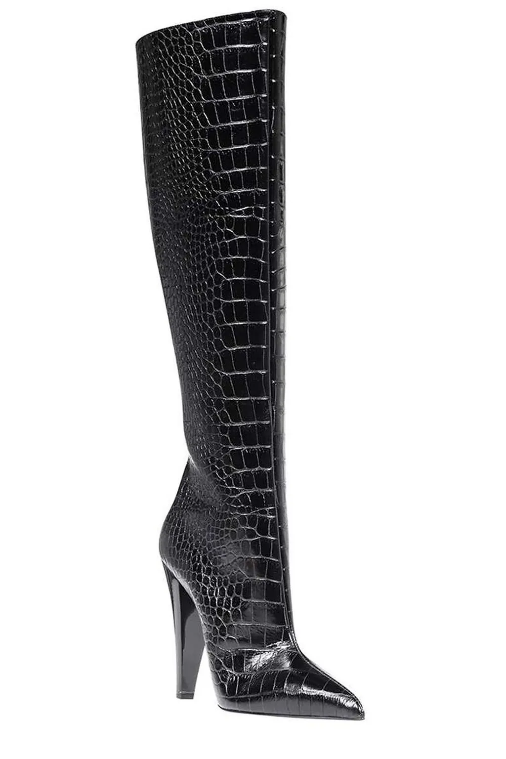 Tom Ford Embossed Pointed-Toe Boots